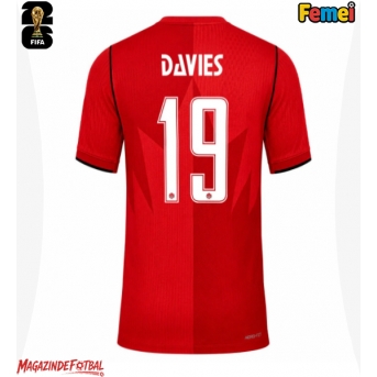 Canada Alphonso Davies #19 Echipament de Fotbal Replică Mondial 2026 Femei Acasa